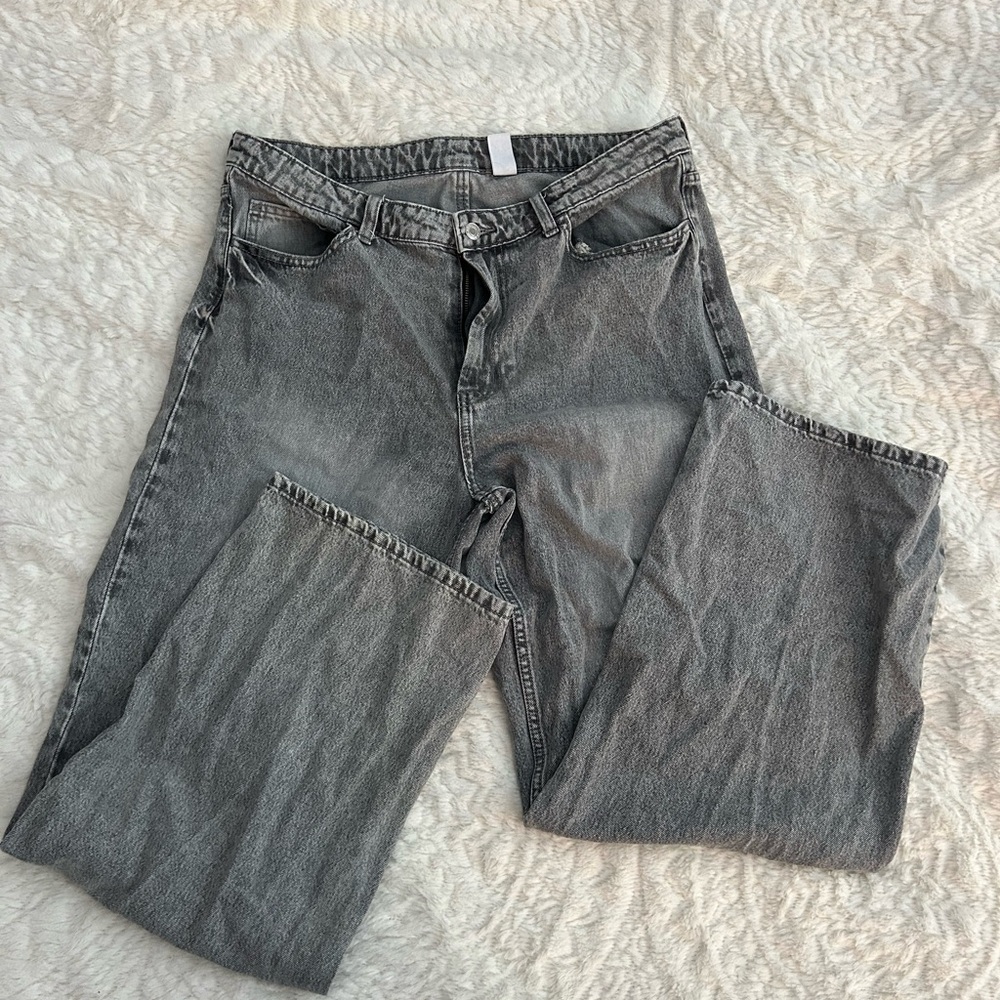 Gray Denim Jeans